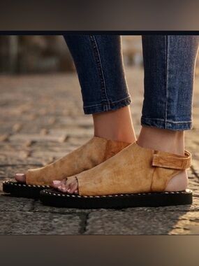 FREE PEOPLE Carlsbad BOHO Leather Sandals Size 7
